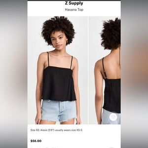 Z Supply Black Camisole Top